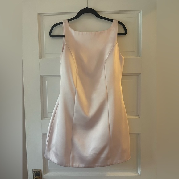 ASTR THE LABEL :: ALISANNE SATIN MINI DRESS | LIGHT PINK